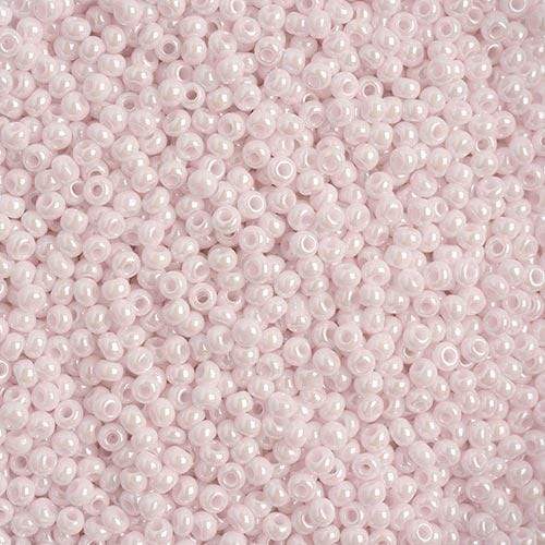 Sundaylace Creations & Bling 10/0 Preciosa Seed Beads 10/0 Opaque Natural Pink LUSTER, Preciosa Seed Beads