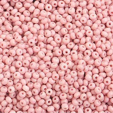 Sundaylace Creations & Bling 10/0 Preciosa Seed Beads 10/0 Natural Pink Opaque *Cheyenne Pink* , Precoisa Seed Beads (65001052)