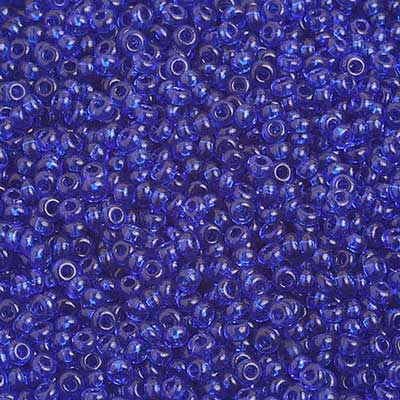 Sundaylace Creations & Bling 10/0 Preciosa Seed Beads 10/0 Navy Blue Transparent Preciosa Seed Bead