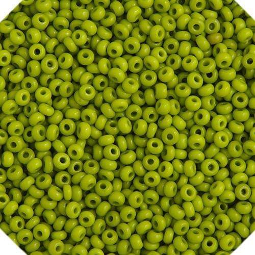 Sundaylace Creations & Bling 10/0 Preciosa Seed Beads 10/0 Olive Green Opaque, Preciosa Seed Beads