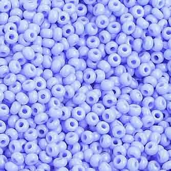 Preciosa Ornela 10/0 Preciosa Seed Beads 10/0 Pale Blue Opaque, Preciosa Seed Beads