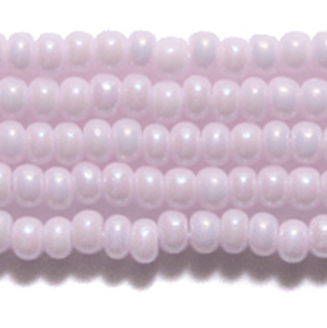 Preciosa Ornela 10/0 Preciosa Seed Beads 10/0 Pale Pink Petal (AB) AURORA BOREALIS Preciosa Seed Beads *Limited time Hank 2023*
