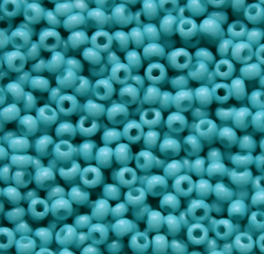Preciosa Ornela 10/0 Preciosa Seed Beads 10/0 Pastel Turquoise Green Solgel Opaque, Preciosa Seed Beads *NEW*
