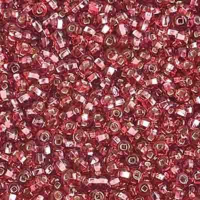 Sundaylace Creations & Bling 10/0 Preciosa Seed Beads 10/0 Silver Lined Pink Natural, Preciosa Seed Beads
