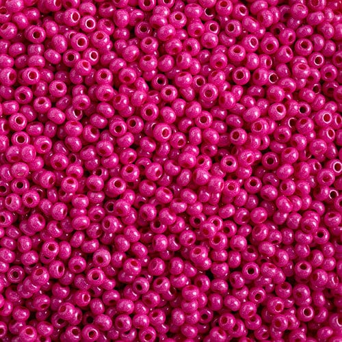 Sundaylace Creations & Bling 10/0 Preciosa Seed Beads 10/0 PINK Terra Intensive Finish, Preciosa Seed Beads