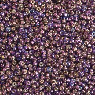 Sundaylace Creations & Bling 10/0 Preciosa Seed Beads 10/0 Purple AB Transparent Silver Lined, Preciosa Seed Beads