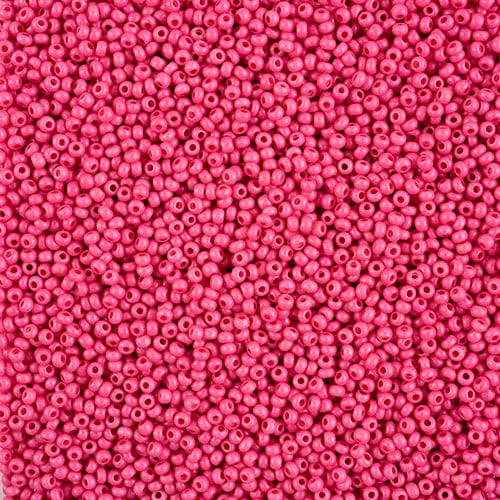 Sundaylace Creations & Bling 10/0 Preciosa Seed Beads 10/0 ROSE MATTE Terra Intensive Finish, Preciosa Seed Beads *NEW 2023*