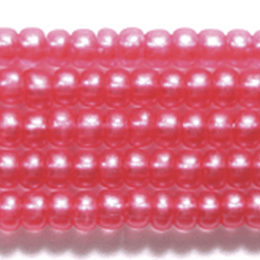 Preciosa 10/0 Preciosa Seed Beads 10/0 Rose Pink Pearl Terra Transparent Preciosa Seed Beads *Hank