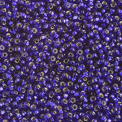 Sundaylace Creations & Bling 10/0 Preciosa Seed Beads 10/0 Royal Blue Silver Lined, Preciosa Seed Beads