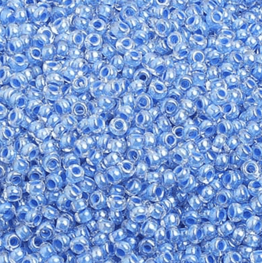 Preciosa Ornela 10/0 Preciosa Seed Beads 10/0 Sapphire Blue Colour lined Terra, Preciosa Seed Beads