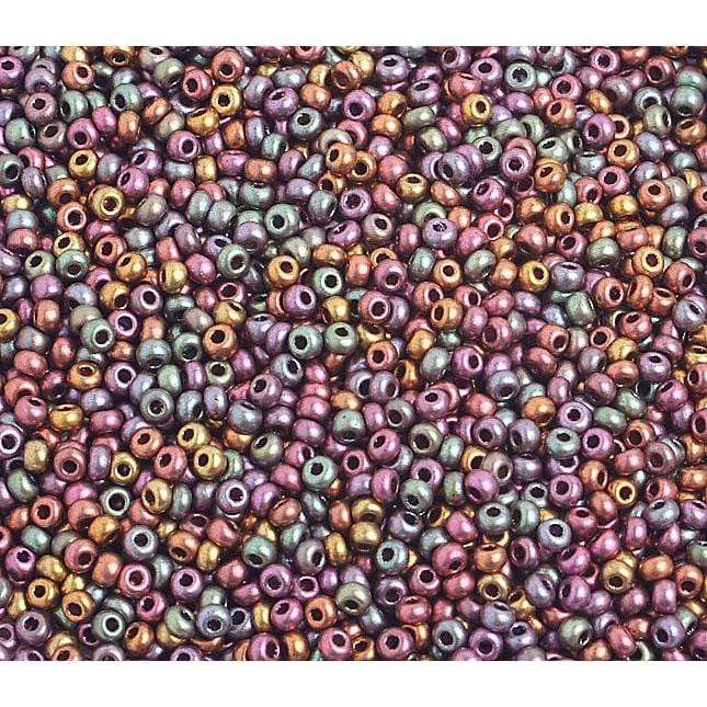 Sundaylace Creations & Bling 10/0 Preciosa Seed Beads 10/0 Shiny Copper AB, Preciosa Seed Beads