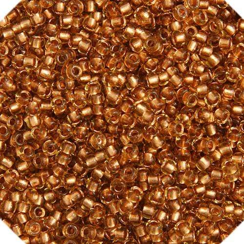 Sundaylace Creations & Bling 10/0 Preciosa Seed Beads 10/0 Topaz/Copper Lined, Preciosa Seed Beads