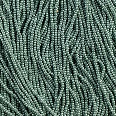 Preciosa Ornela 10/0 Preciosa Seed Beads 10/0 Turquoise Green LUSTER Preciosa Seed Beads,  *Rare/Discontinued Colour* Hank