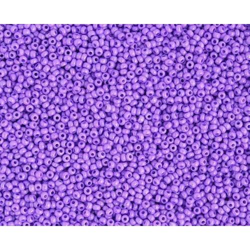 Sundaylace Creations & Bling 10/0 Preciosa Seed Beads 22g 10/0 Violet Opaque Dyed, Preciosa Seed Beads