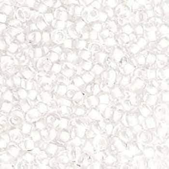 Preciosa 10/0 Preciosa Seed Beads 10/0 White Colour Lined Terra Colour, Preciosa Seed Bead