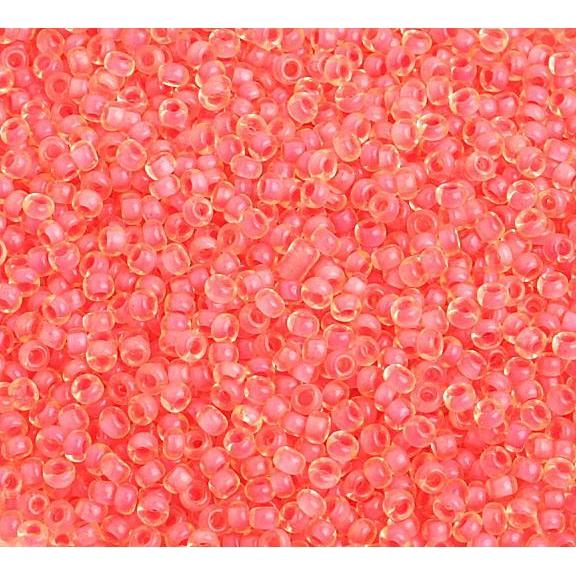 Sundaylace Creations & Bling 10/0 Preciosa Seed Beads 10/0 Yellow Coral Colour lined Terra, Preciosa Seed Beads