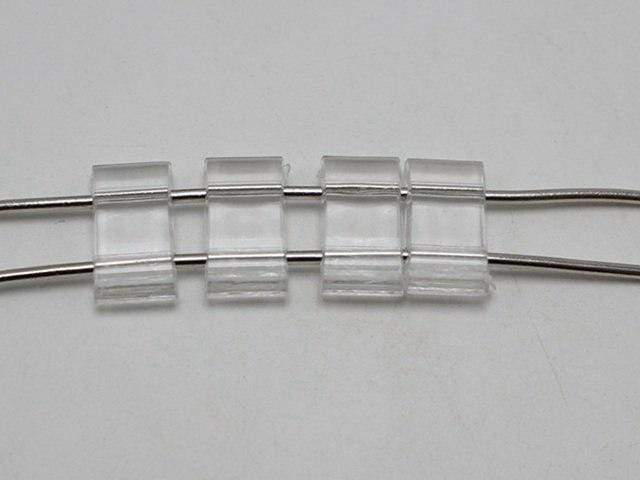 Sundaylace Creations & Bling Basics 10*20mm Carrier Beads, Clear or Mixed Colour