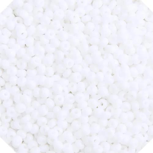Sundaylace Creations & Bling Charlotte Cut Seedbeads 11/0 Charlotte Cut Czech Seed Bead- Opaque Chalk White - Short and Long Hanks