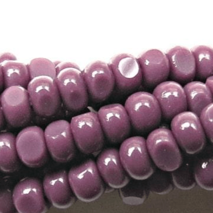11/0 Charlotte Cut Seed Bead- Opaque Amethyst Purple *10g Hank* Charlotte Cut Seedbeads