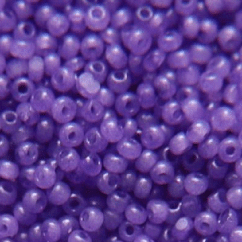11/0 Charlotte Cut SHEEN India Seed Bead- Opal Tanzanite Purple *10g Hank* Charlotte Cut Seedbeads