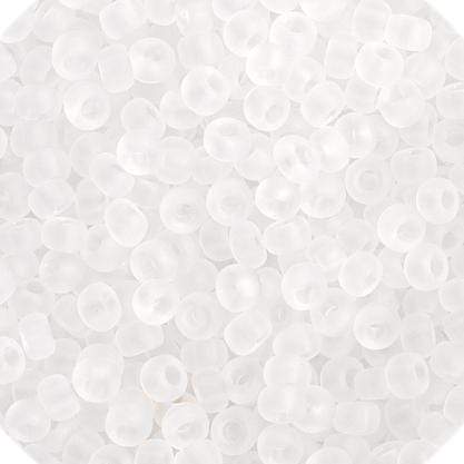 Sundaylace Creations & Bling 11/0 Preciosa Seed Beads 11/0 Crystal Matte Transparent Preciosa Seed Bead *frosted matte*