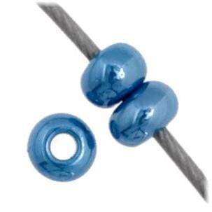 Preciosa Ornela 11/0 Preciosa Seed Beads 11/0 Dark Blue Luster Opaque Preciosa Seed Bead