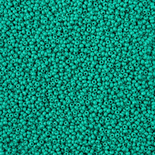 Preciosa Ornela 11/0 Preciosa Seed Beads 11/0 DARK GREEN MATTE  Intensive Terra Preciosa Seed Beads