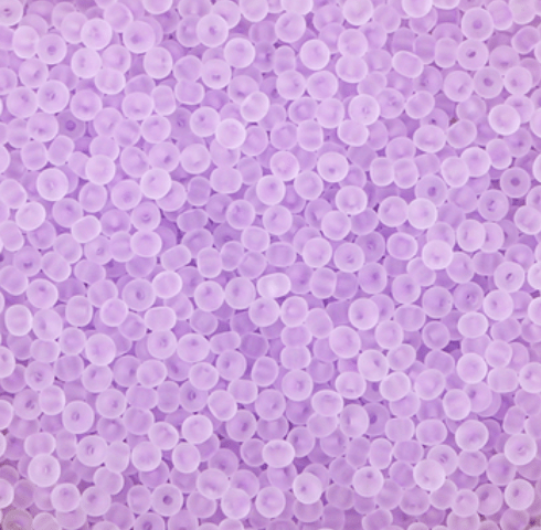 11/0 Japanese Seedbeads, Frosted Matte Orchid Purple 10g 11/0 TOHO Seed Beads