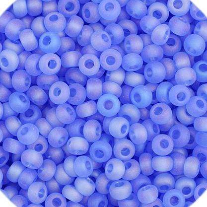 Preciosa Ornela 11/0 Preciosa Seed Beads 11/0 Light Blue AB Matte Transparent Preciosa Seed Bead