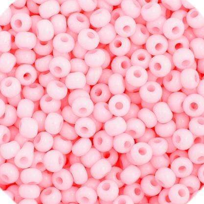Preciosa Ornela 11/0 Preciosa Seed Beads 11/0 Light Pink Solgel Preciosa Seed Bead