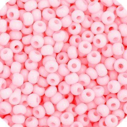Preciosa Ornela 11/0 Preciosa Seed Beads 11/0 Light Pink Solgel Preciosa Seed Bead