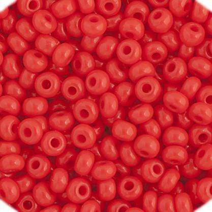 Preciosa Ornela 11/0 Preciosa Seed Beads 11/0 Light Red Opaque Preciosa Seed Bead