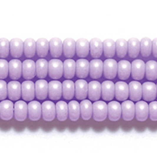 Preciosa Ornela 11/0 Preciosa Seed Beads 11/0 Lilac Purple Terra Pearl Opaque Preciosa Seed Beads *Limited time Hank 2023*
