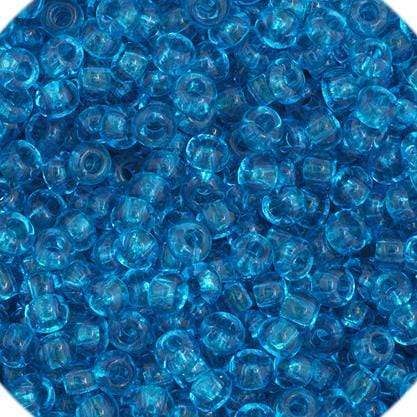 Preciosa Ornela 11/0 Preciosa Seed Beads 11/0 Medium Aqua Transparent Precoisa Seed Beads