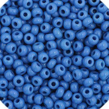 Preciosa Ornela 11/0 Preciosa Seed Beads 11/0 Medium Blue Opaque Precoisa Seed Beads