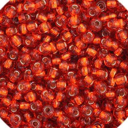 Preciosa Ornela 11/0 Preciosa Seed Beads 11/0 Orange Silver lined Precoisa Seed Beads