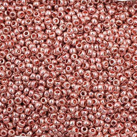 Preciosa Ornela 11/0 Preciosa Seed Beads 11/0 Pink *Metallic* Solgel Czech Seed beads