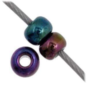 Preciosa Ornela 11/0 Preciosa Seed Beads 11/0 Purple AB Opaque *Metallic* Czech Seed Beads