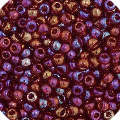 Preciosa Ornela 11/0 Preciosa Seed Beads 11/0 Red AB Transparent Czech Seed Beads