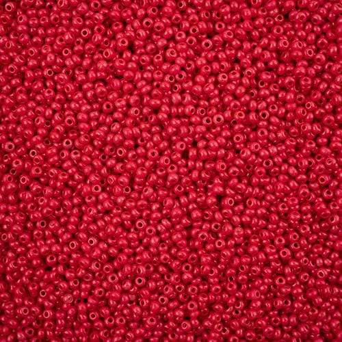 Sundaylace Creations & Bling 11/0 Preciosa Seed Beads 11/0 Red Intensive Terra Preciosa Seed Beads