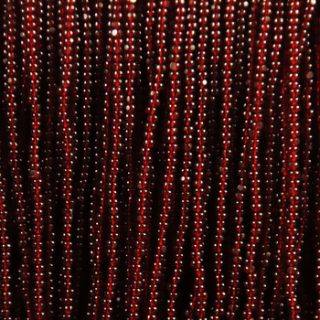 13/0 Charlotte Cut Czech Seed Bead- Garnet Red  Transparent (hank) 13/0 Seedbeads