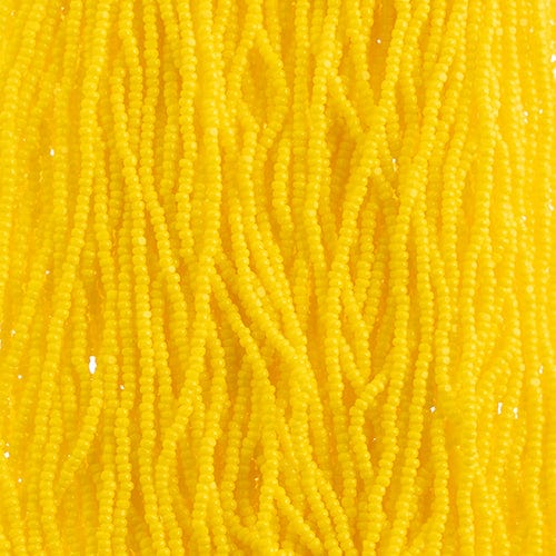Sundaylace Creations & Bling Charlotte Cut Seedbeads 13/0 Charlotte Cut Czech Seed Bead- Opaque Gold Yellow