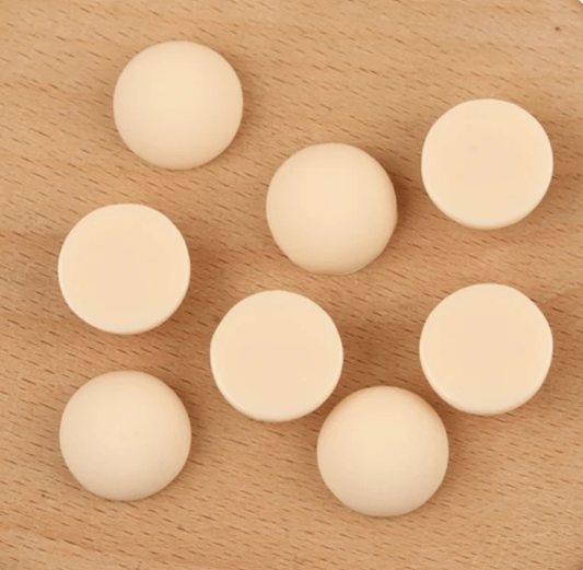 Sundaylace Creations & Bling Resin Gems Cream Ivory White 14*14mm Matte Round Shaped Gem, Glue on, Resin Gem *NEW 2022*