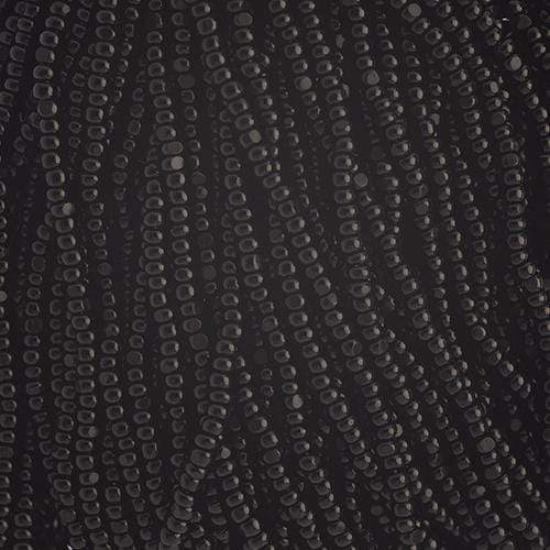 Sundaylace Creations & Bling Charlotte Cut Seedbeads 15/0 Charlotte Cut Czech Seed Bead- Opaque Black *10g *NEW*