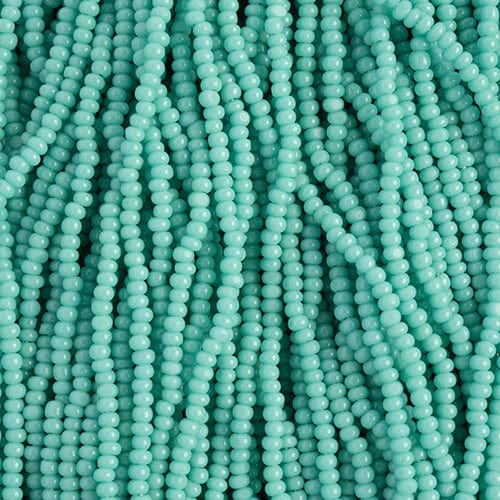 Sundaylace Creations & Bling Charlotte Cut Seedbeads 15/0 Charlotte Cut Czech Seed Bead- Opaque Turquoise *10g *NEW*