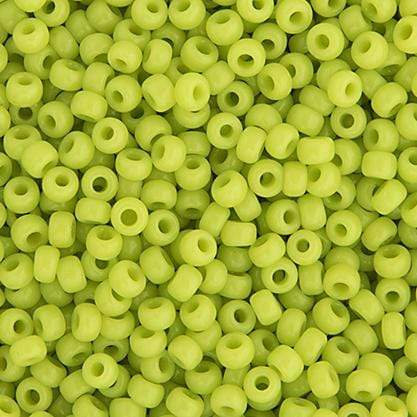 Miyuki 15/0 Seed Beads Miyuki Seed Bead 15/0 Chartreuse Opaque *Light Green