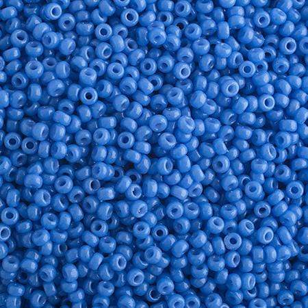 Miyuki 15/0 Seed Beads Miyuki Seed Bead 15/0 Cornflower Blue Opaque Duracoat