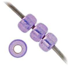 Miyuki 15/0 Seed Beads Miyuki Seed Bead 15/0 Lilac Silver Lined Opal Dyed Alabaster