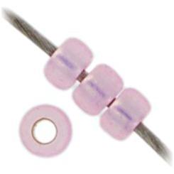 Miyuki 15/0 Seed Beads Miyuki Seed Bead 15/0 Pink Silver Lined Dyed Alabaster (0643v)