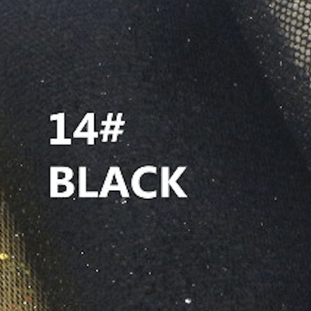 Leatherette Basics Black Glitter 20*22cm Glitter Small grid Mermaid Texture Leatherette, Sold in sheet